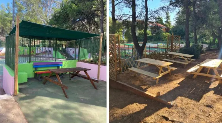 Σχολείο στον Διόνυσο! Τα παιδιά κάνουν μάθημα μέσα στο δάσος (φωτό)